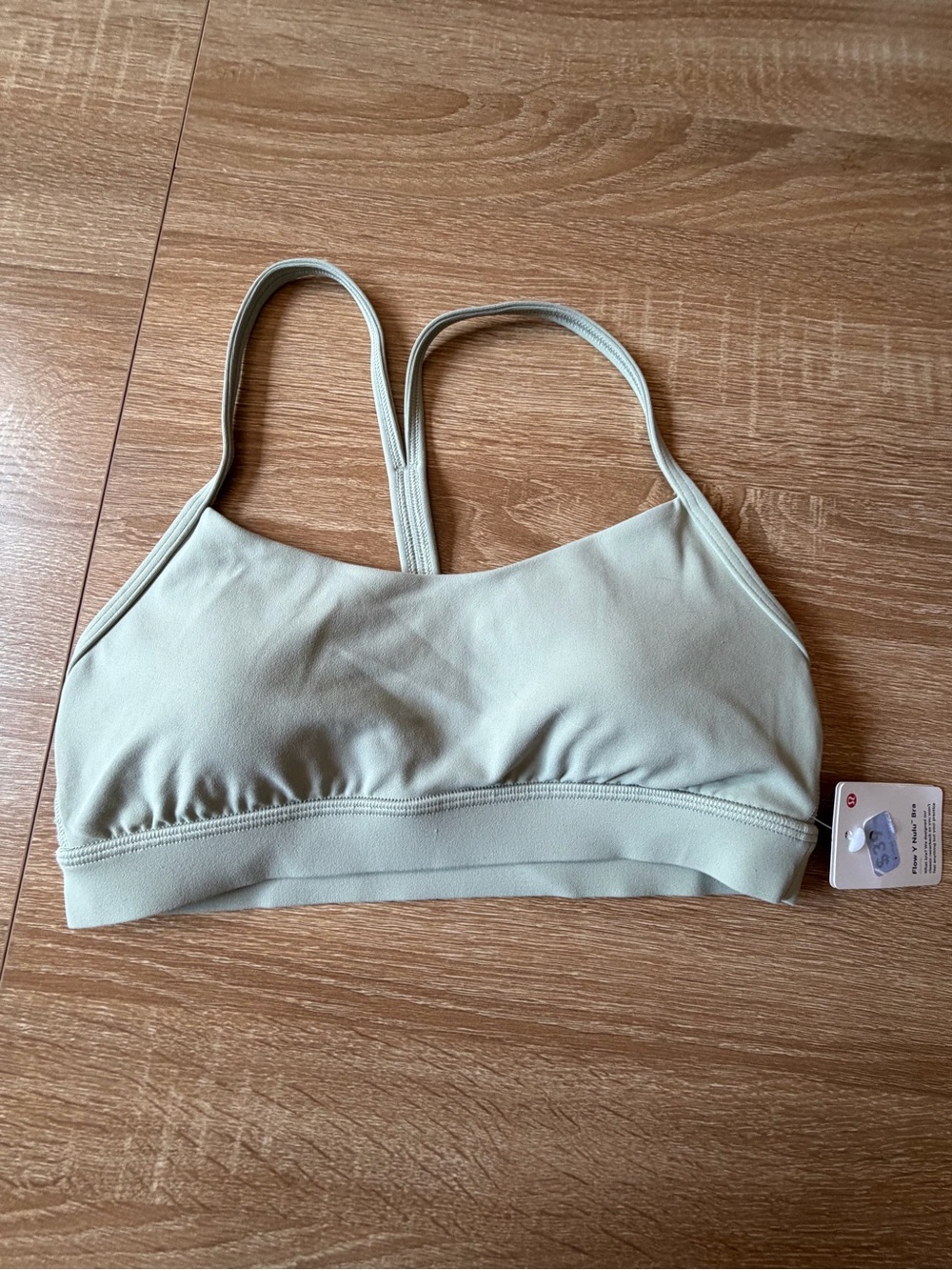 lululemon athletica Light Cream Strappy Sports Bra
